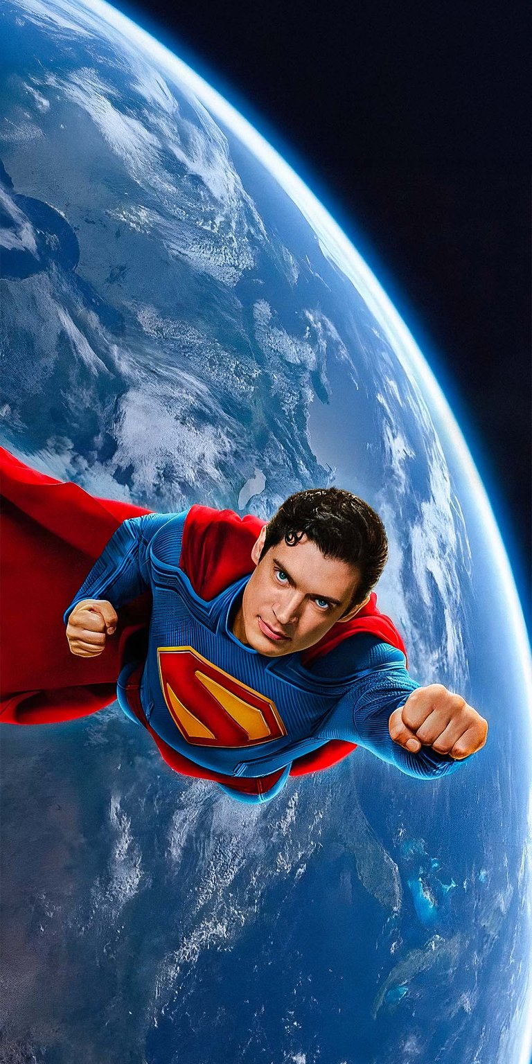 Superman flying wallpaper iPhone 4K