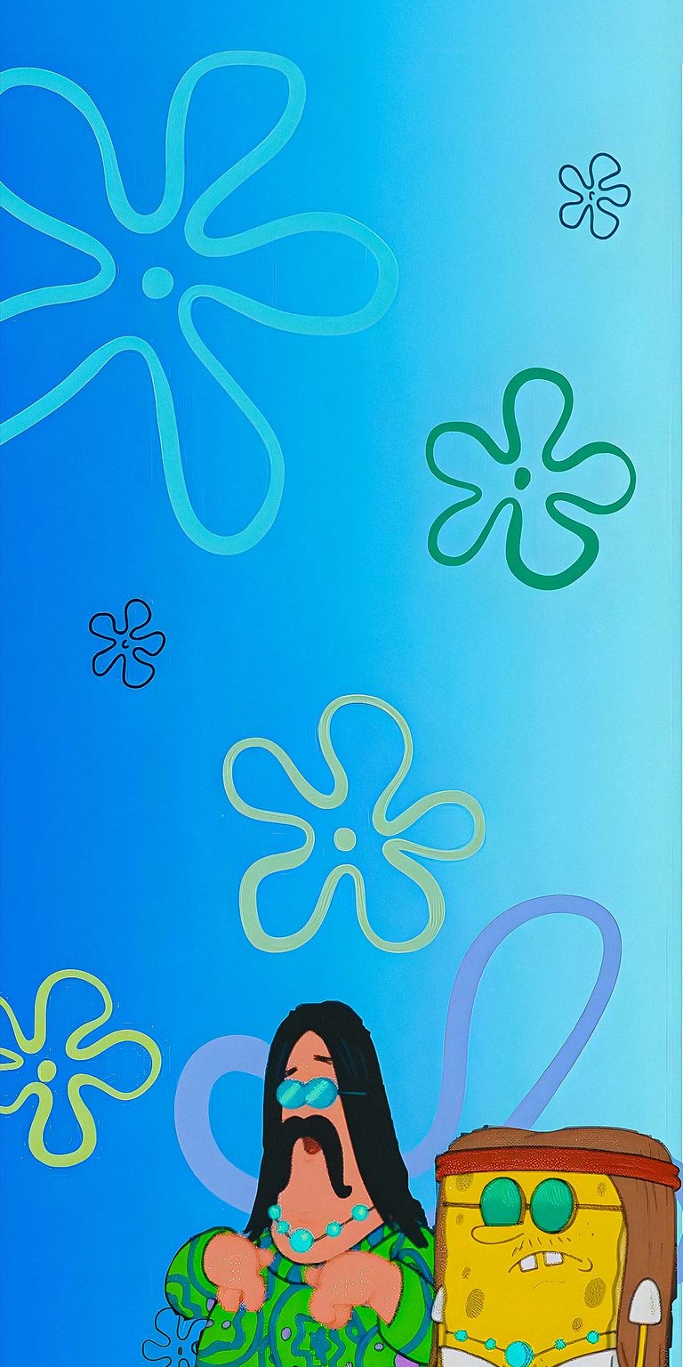 Spongebob and Patrick costume wallpaper for iPhone