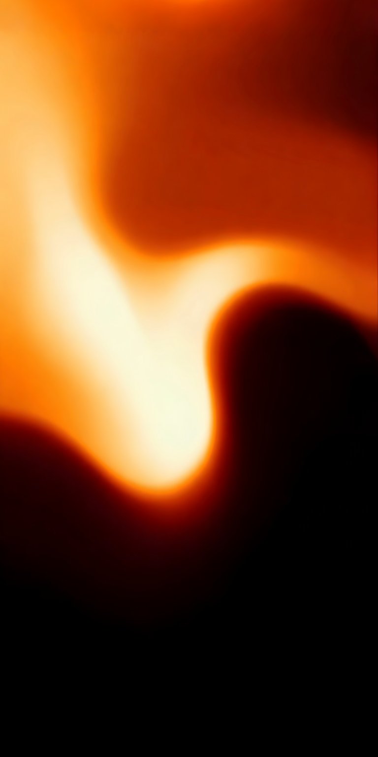 Warm orange fire like glow art iPhone wallpaper 4K