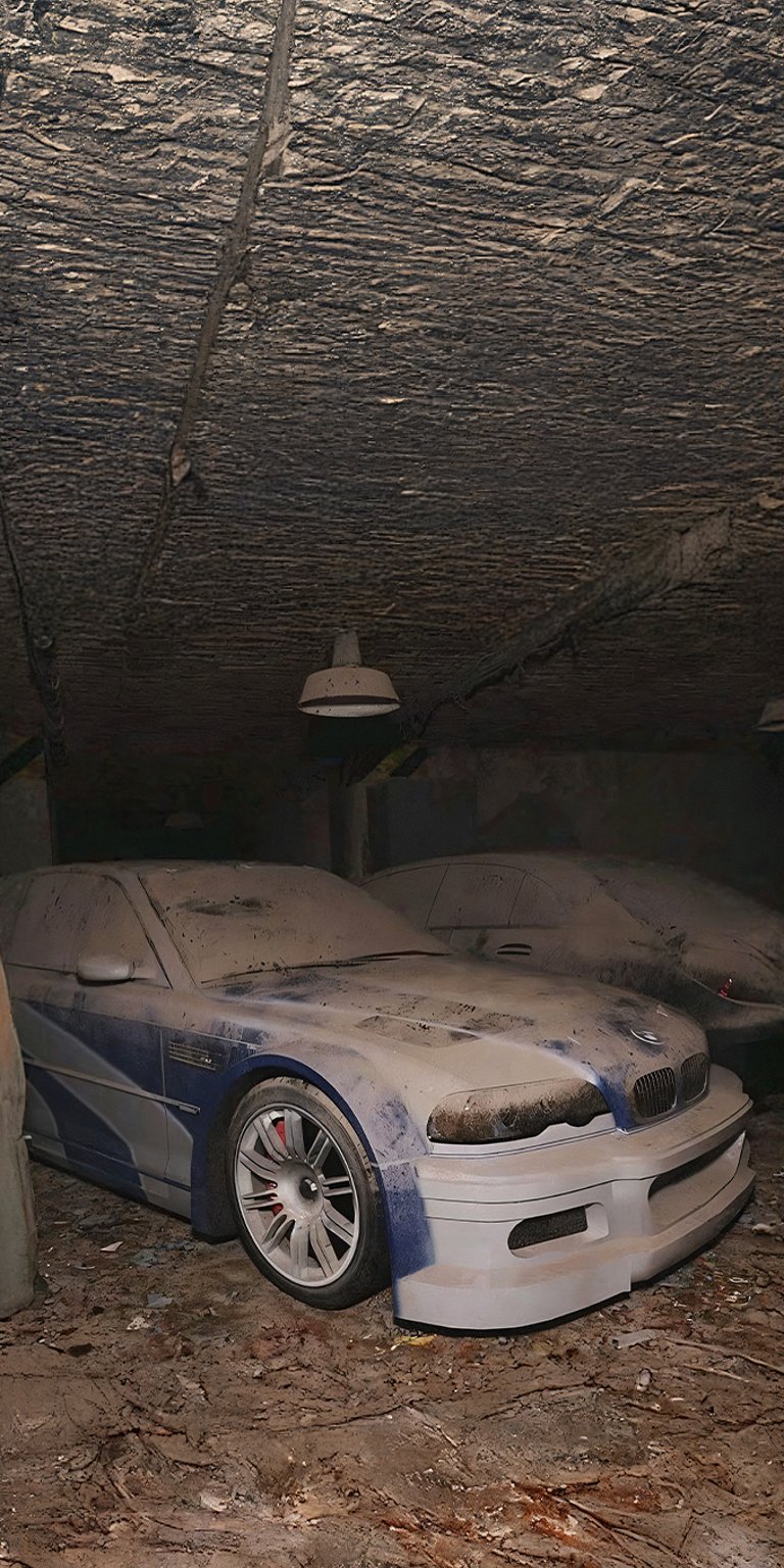 Abandoned M3 GTR wallpaper iPhone 4K