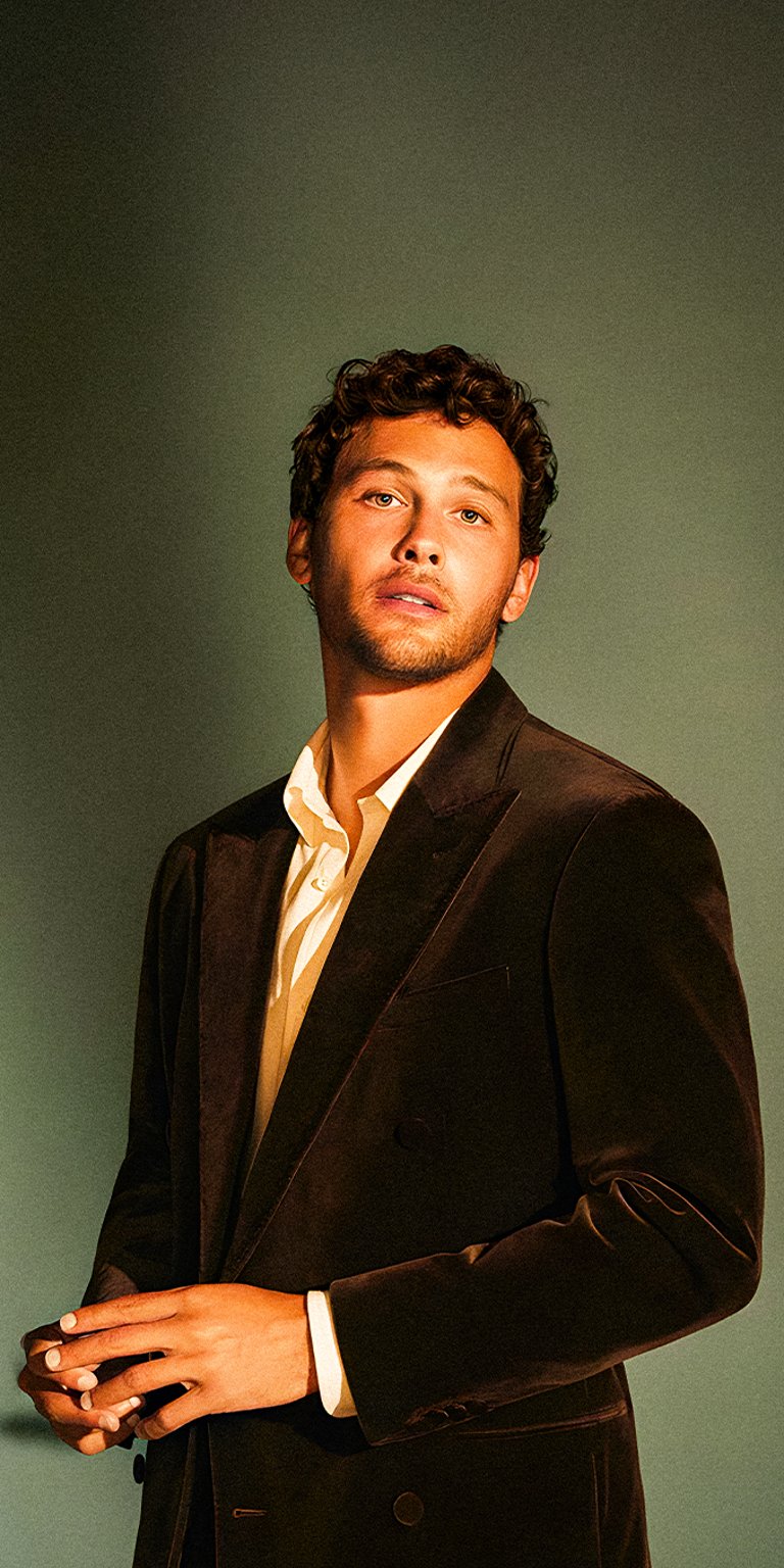 Eric Menendez wearing suit wallpaper mobile