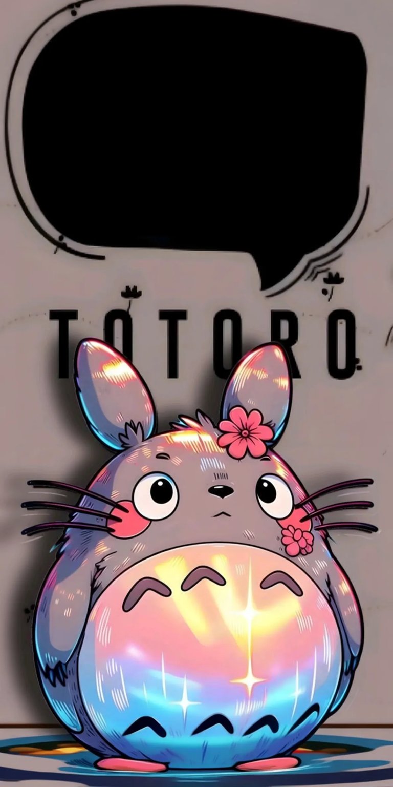 Totoro iPhone wallpaper 4K
