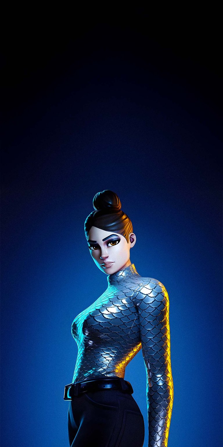 Fortnite Girl Unchained Ramirez scale suit wallpaper in HD