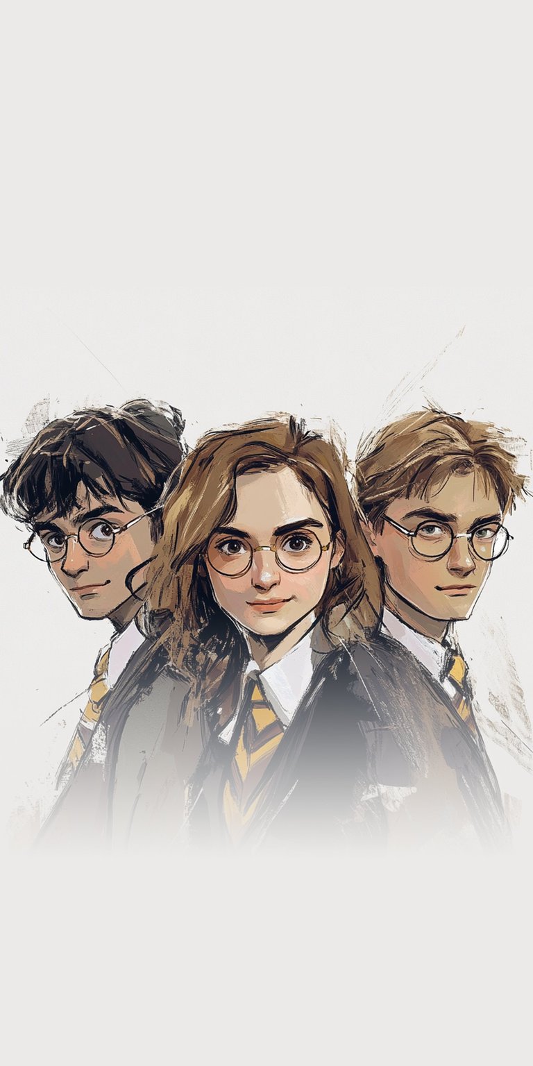 Harry Potter characters sketch wallpaper 4k