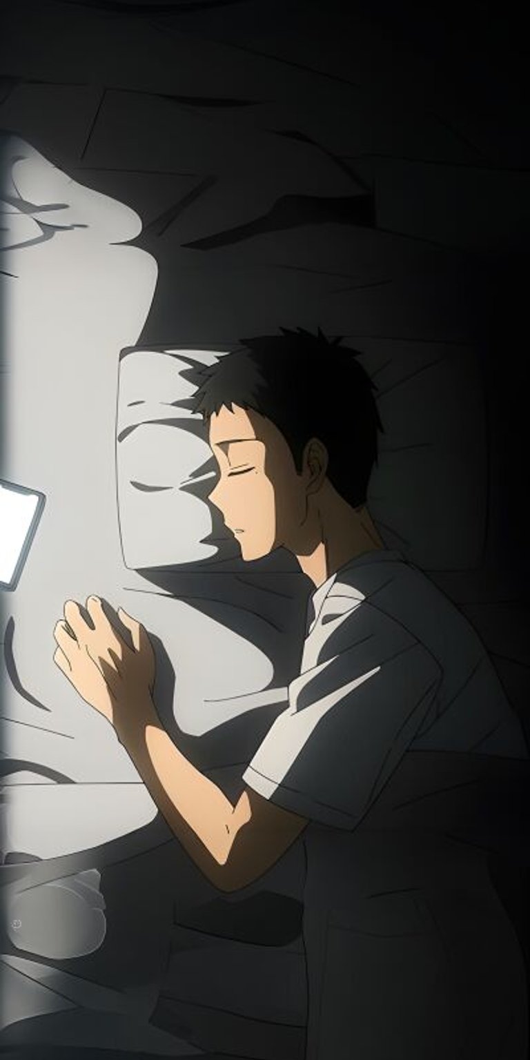 This is a matching Marin Kitagawa wallpaper in 4K resolution designed for iPhone users. Get this unique wallpaper featuring Kitagawa in bed with light reflecting off her earrings and on her shirt.