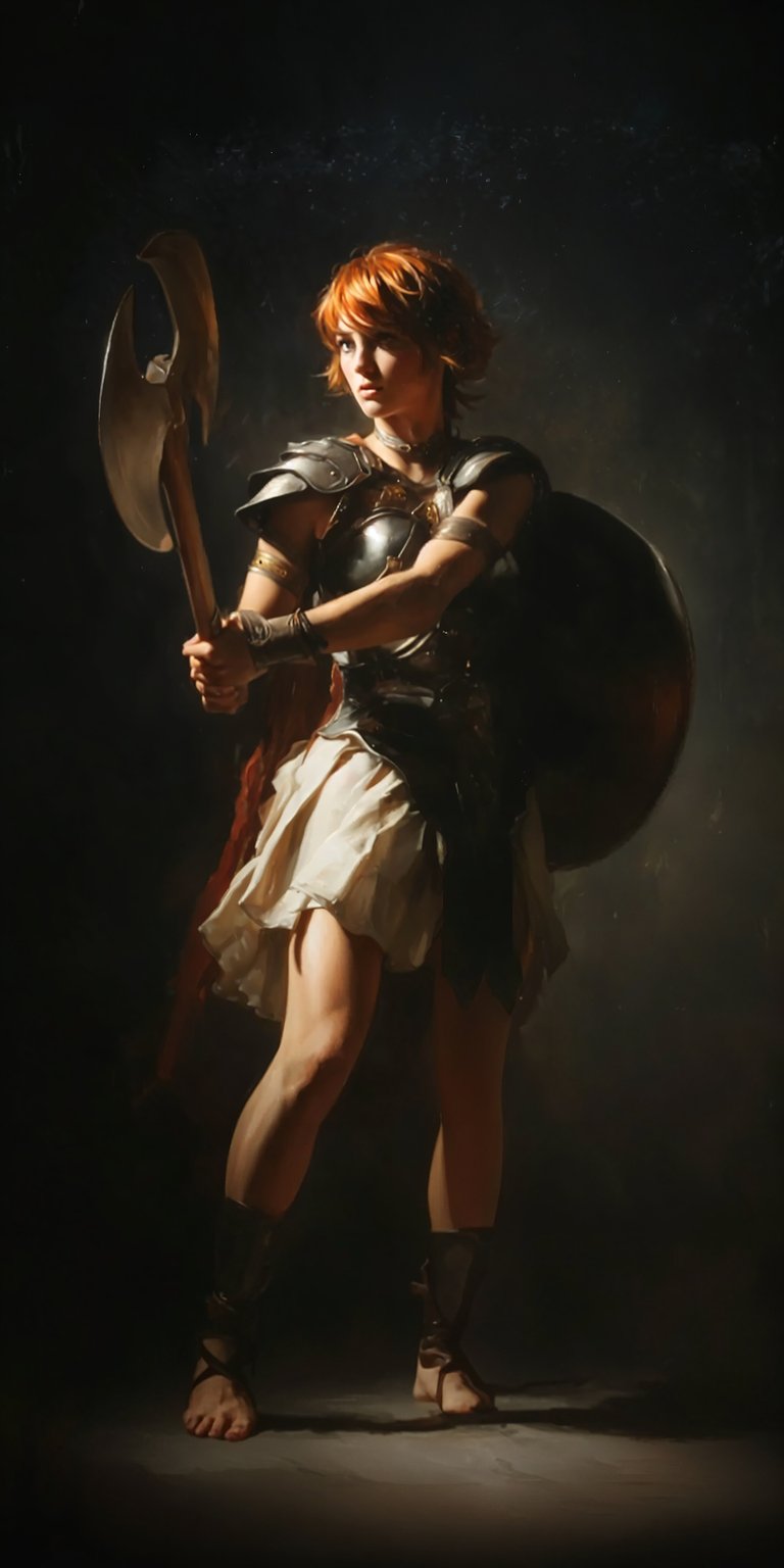 Boudica painting art iPhone wallpaper HD