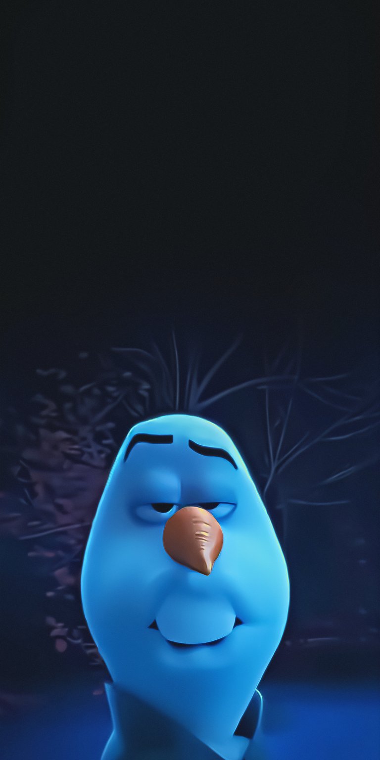 Olaf sleepy face wallpaper 4k iPhone