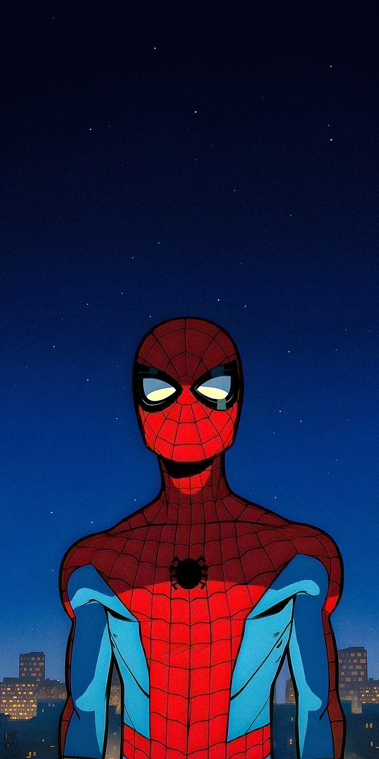 Spider-Man lockscreen iPhone wallpaper