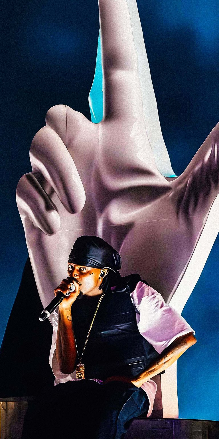 Playboi Carti at Rolling Loud Miami Performing Wallpaper 4k iPhone