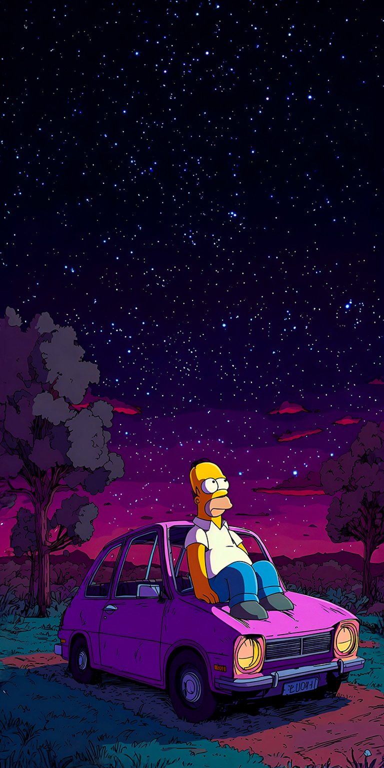 Homer Simpson wallpaper iPhone 4K