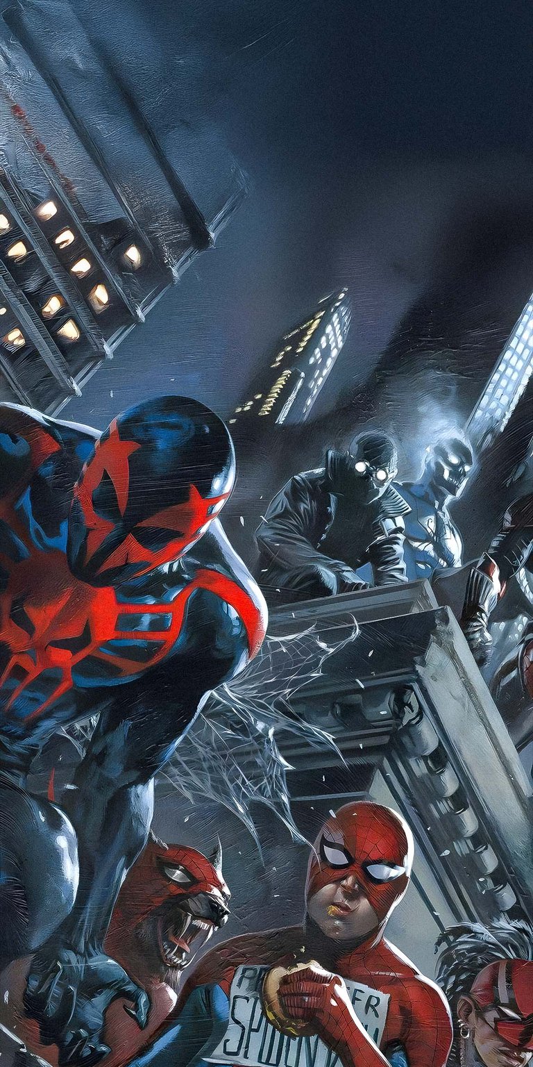 Spiderman variants wallpaper iPhone 4K