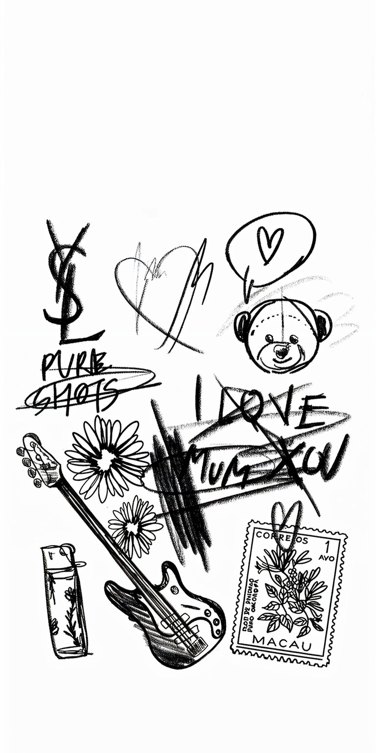 Doodle art wallpaper iPhone HD