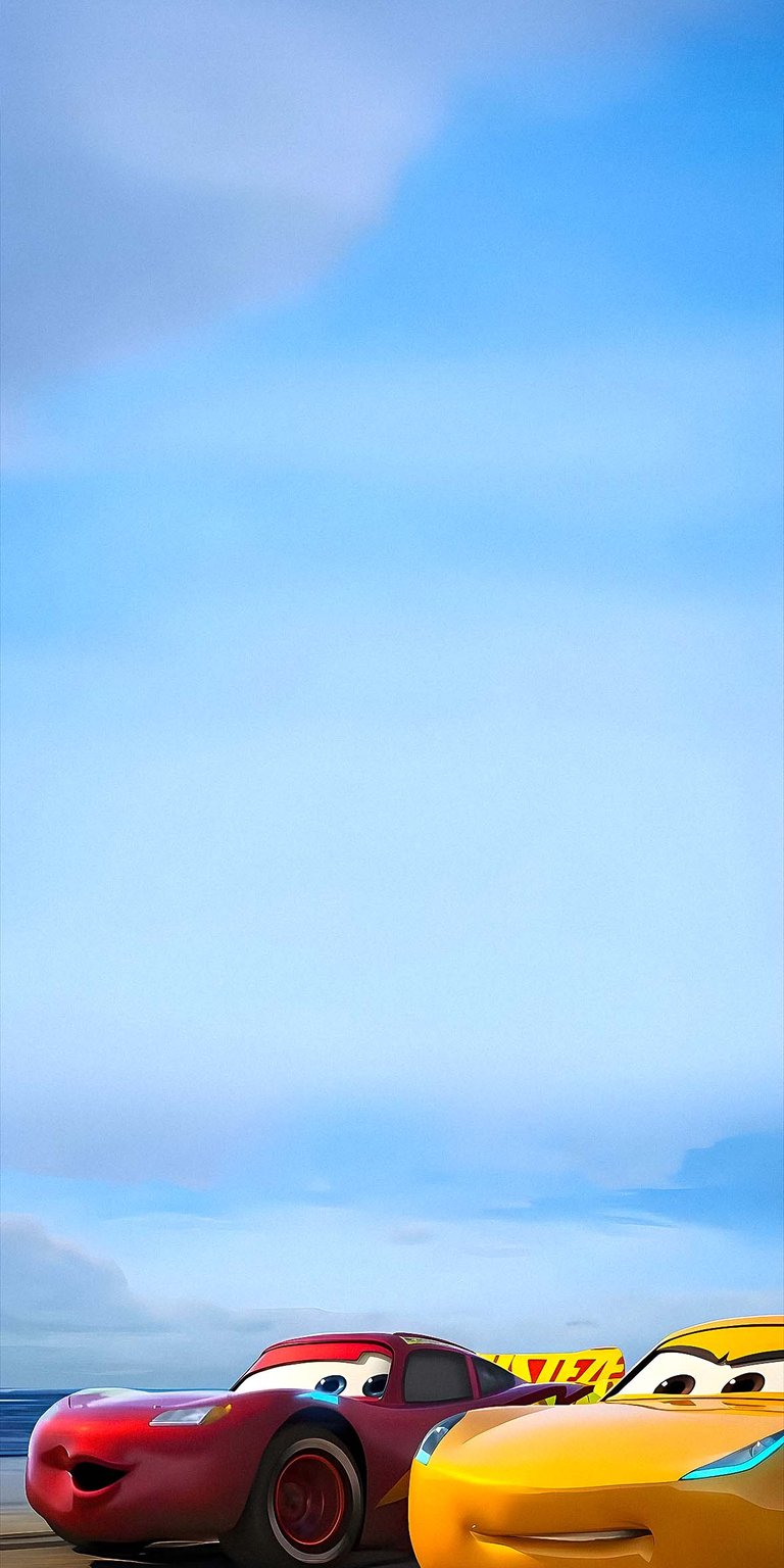 Lightning McQueen and Cruz Ramirez wallpaper 4k iPhone