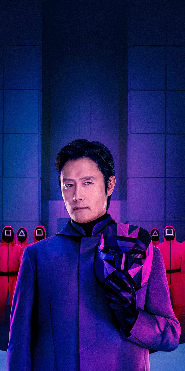 Frontman holding his mask wallpaper 4k