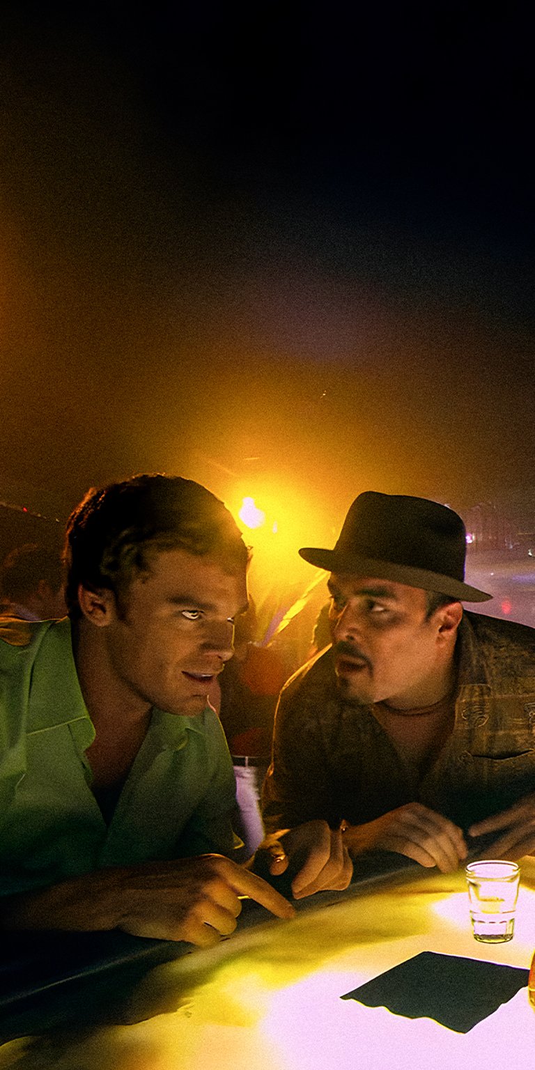 Dexter Morgan and Angel Batista talking wallpapers