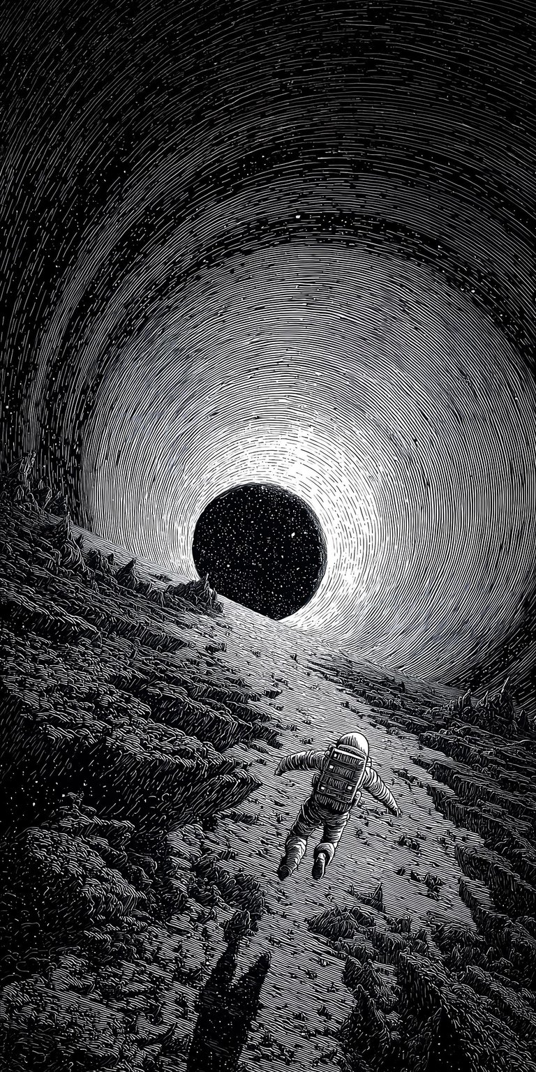 Dark planet space iPhone 4K wallpaper