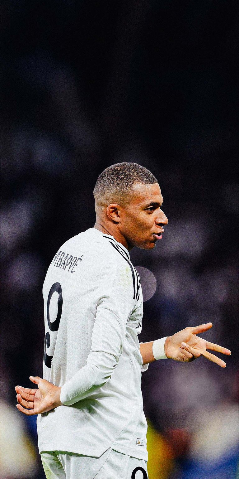 Kylian Mbappe celebrates scoring wallpaper mobile HD