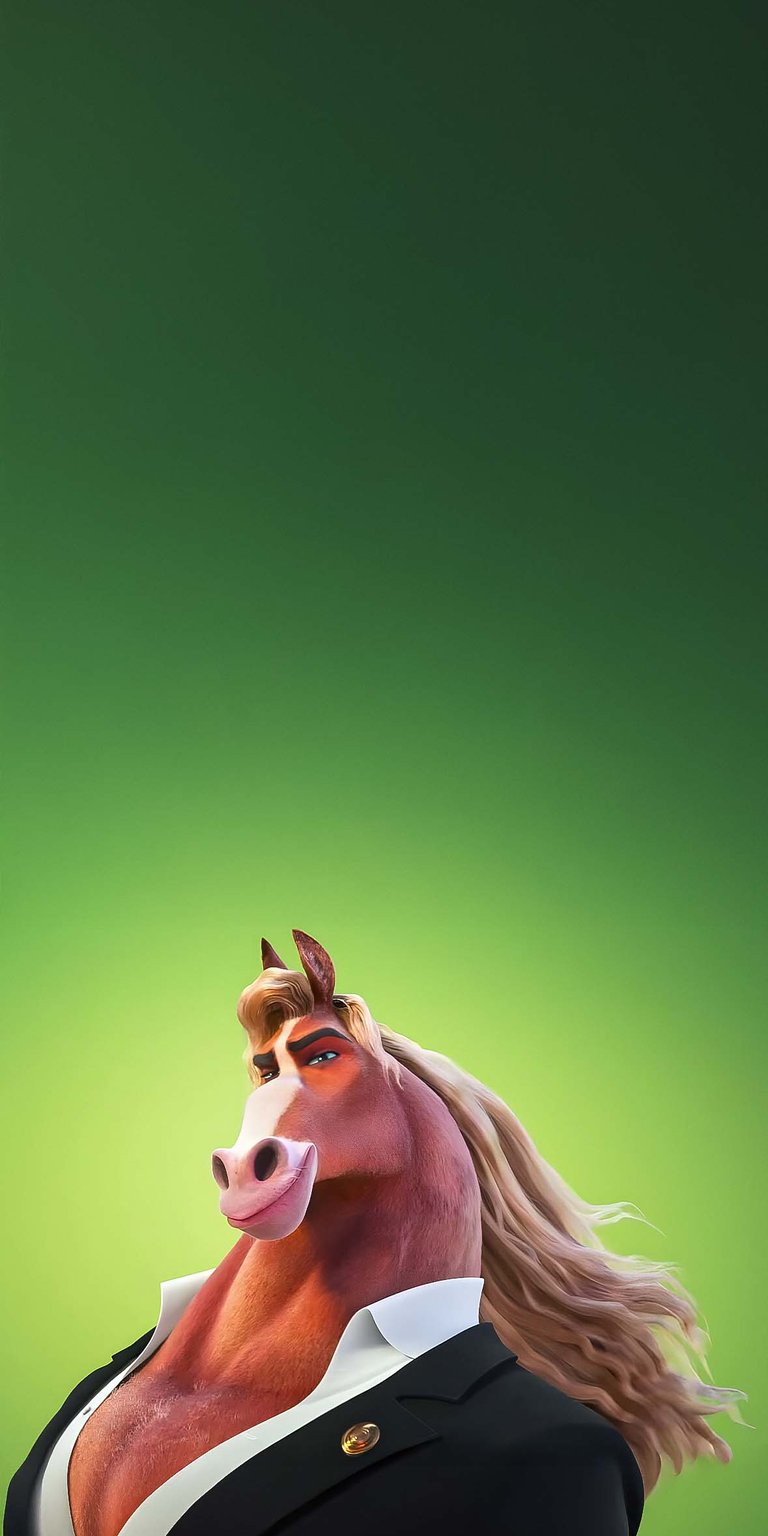 Horse character wallpaper for iPhone