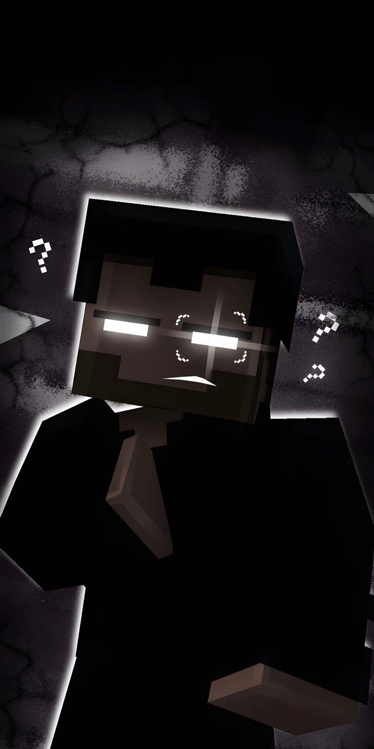 This 3D wallpaper captures the mysterious Herobrine with glowing white eyes emerging from a dark, cracked Minecraft environment. It is the perfect spooky iPhone wallpaper for gamers who love Minecraft urban legends and dark aesthetics.
