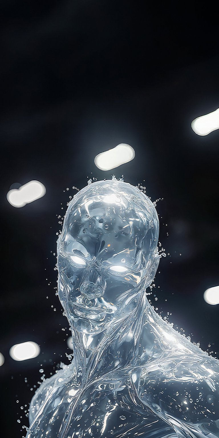 Add this to your collection Silver Surfer water aura wallpaper iPhone HD