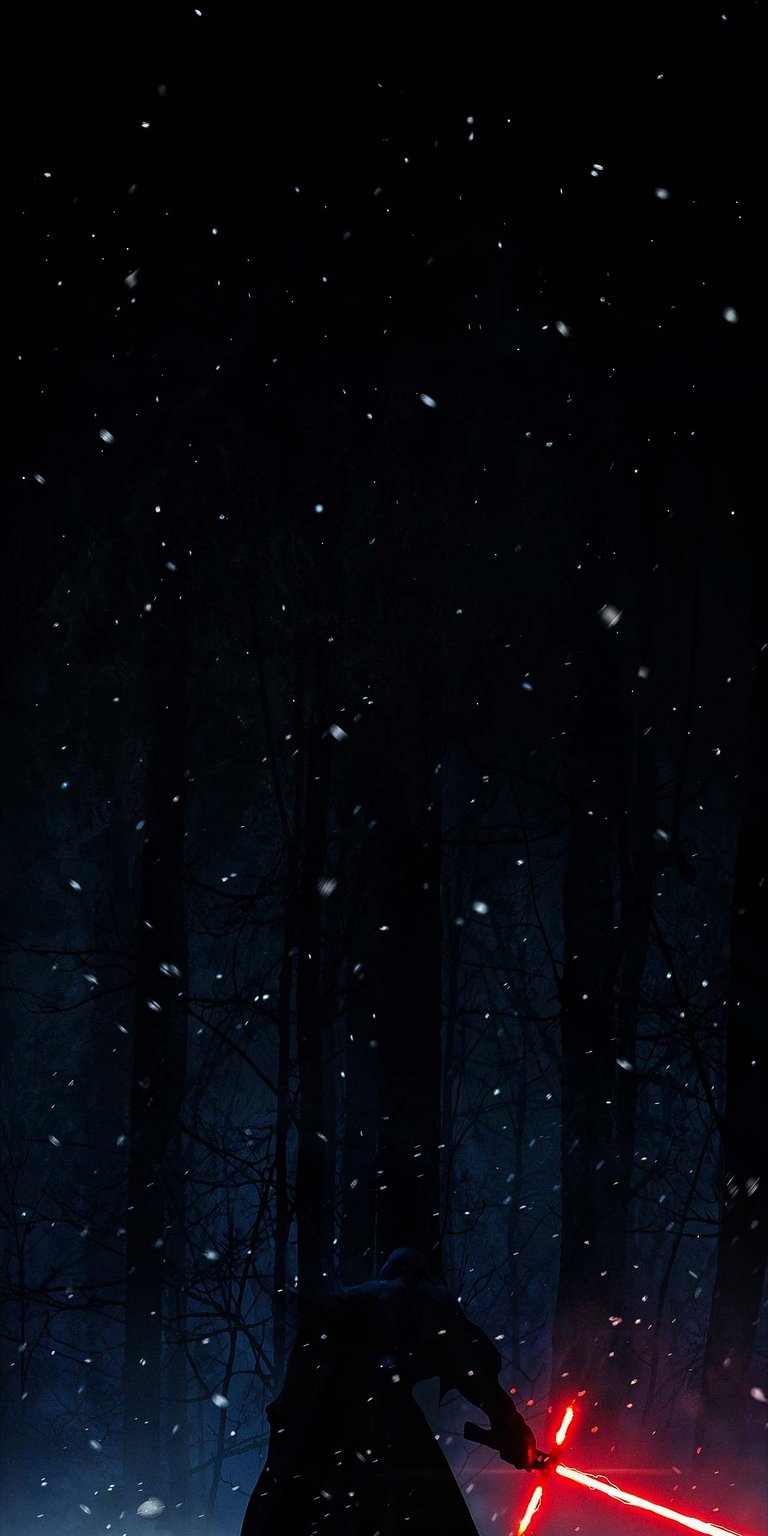 Darth Vader holding red light saber wallpaper HD iPhone