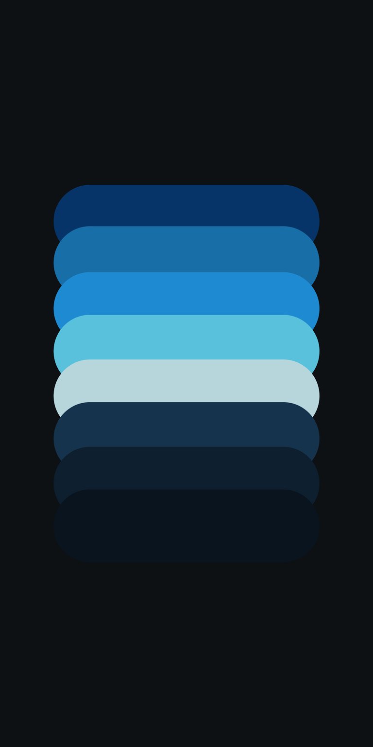 Blue to black color palette iPhone wallpaper 4K