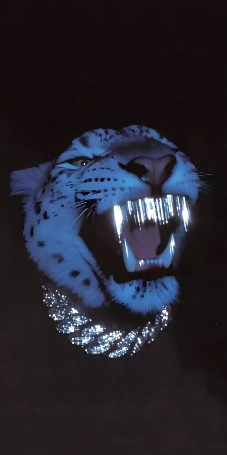 Tiger with diamonds wallpaper HD iPhone