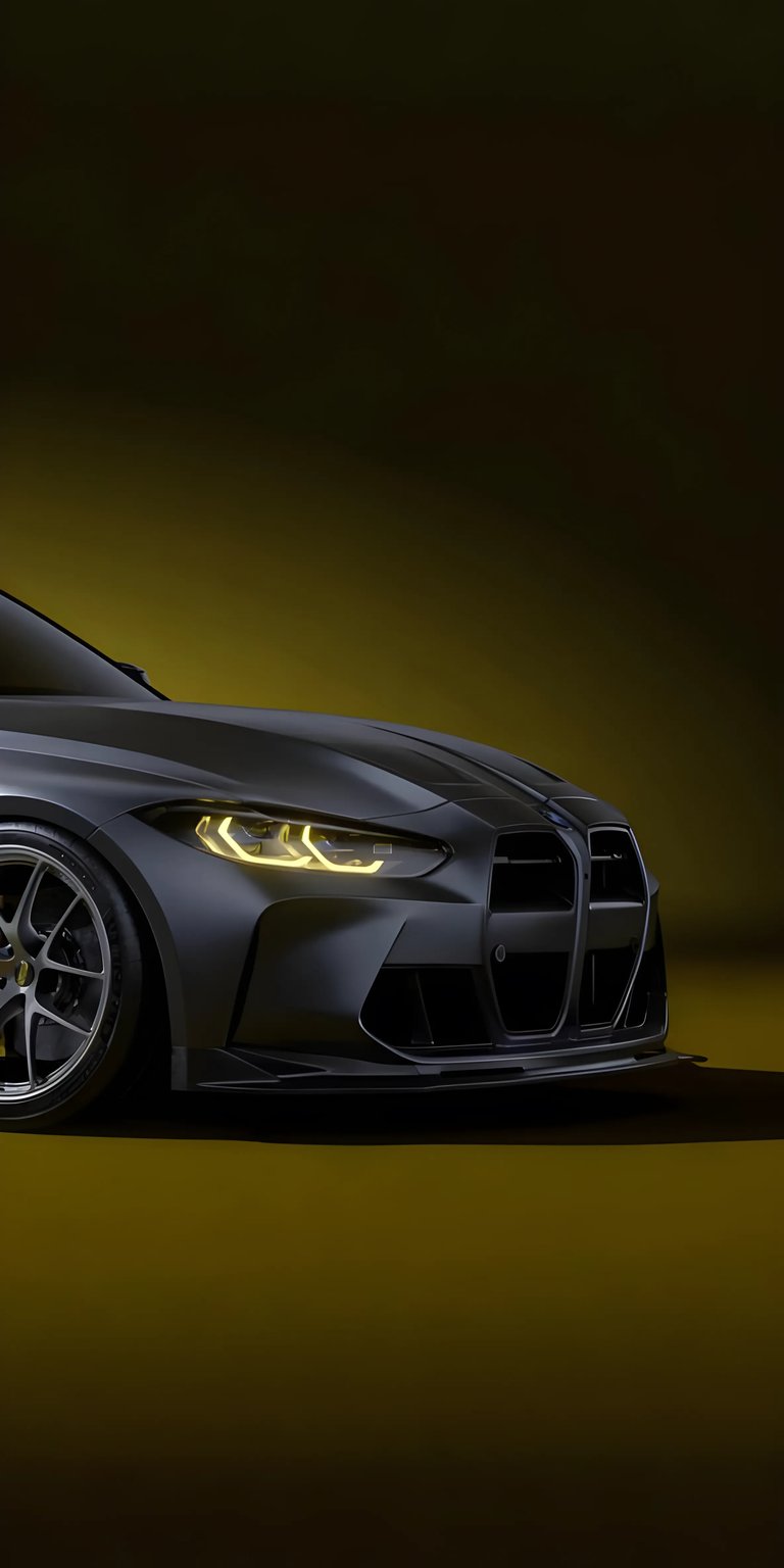 BMW M3 black wallpaper for iPhone HD