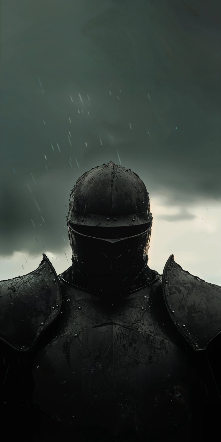 Download this amazing Dark Knight wallpaper in 4K for your iPhone today! Featuring heavy rain and textured dark armor, this wallpaper will be sure to turn heads.