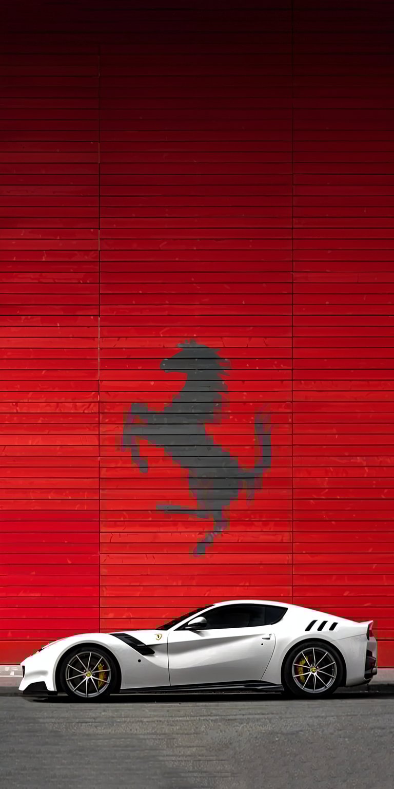 Ferrari 12 Cilindri iPhone wallpaper 4K