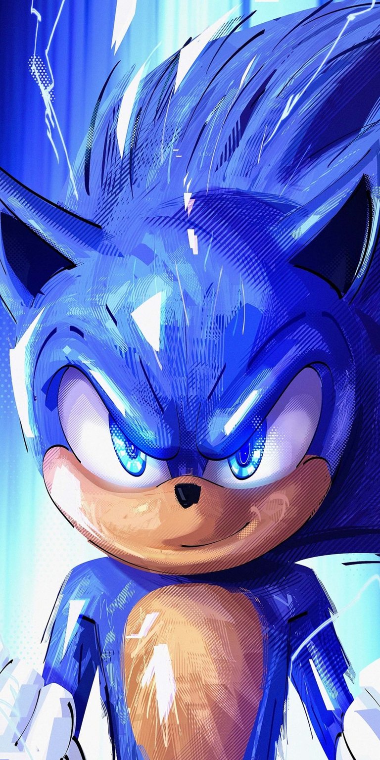 Sonic paint wallpaper iPhone
