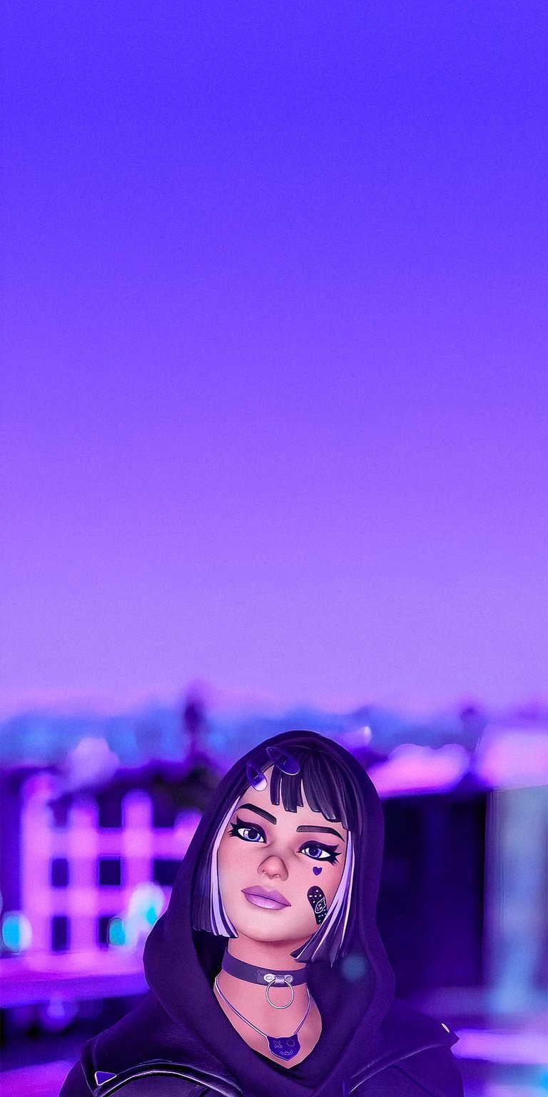 Halley Purple Sky Wallpaper 4k
