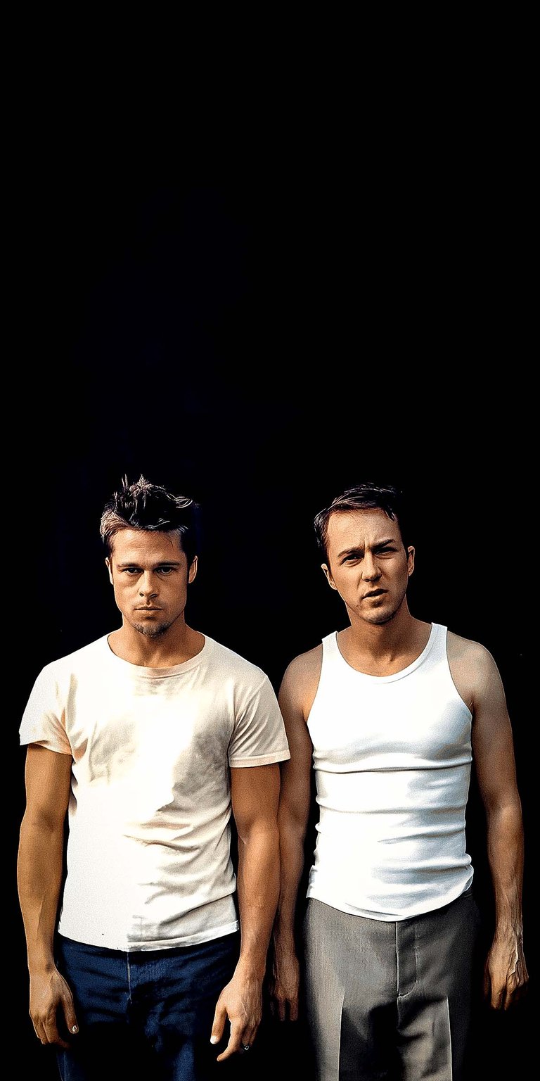 Narrator and Tyler black background Wallpaper 4k Wallpapers