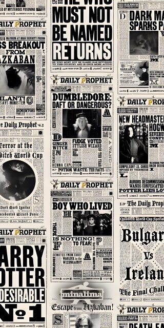 Newspaper with hogwarts theme wallpapers HD mobile