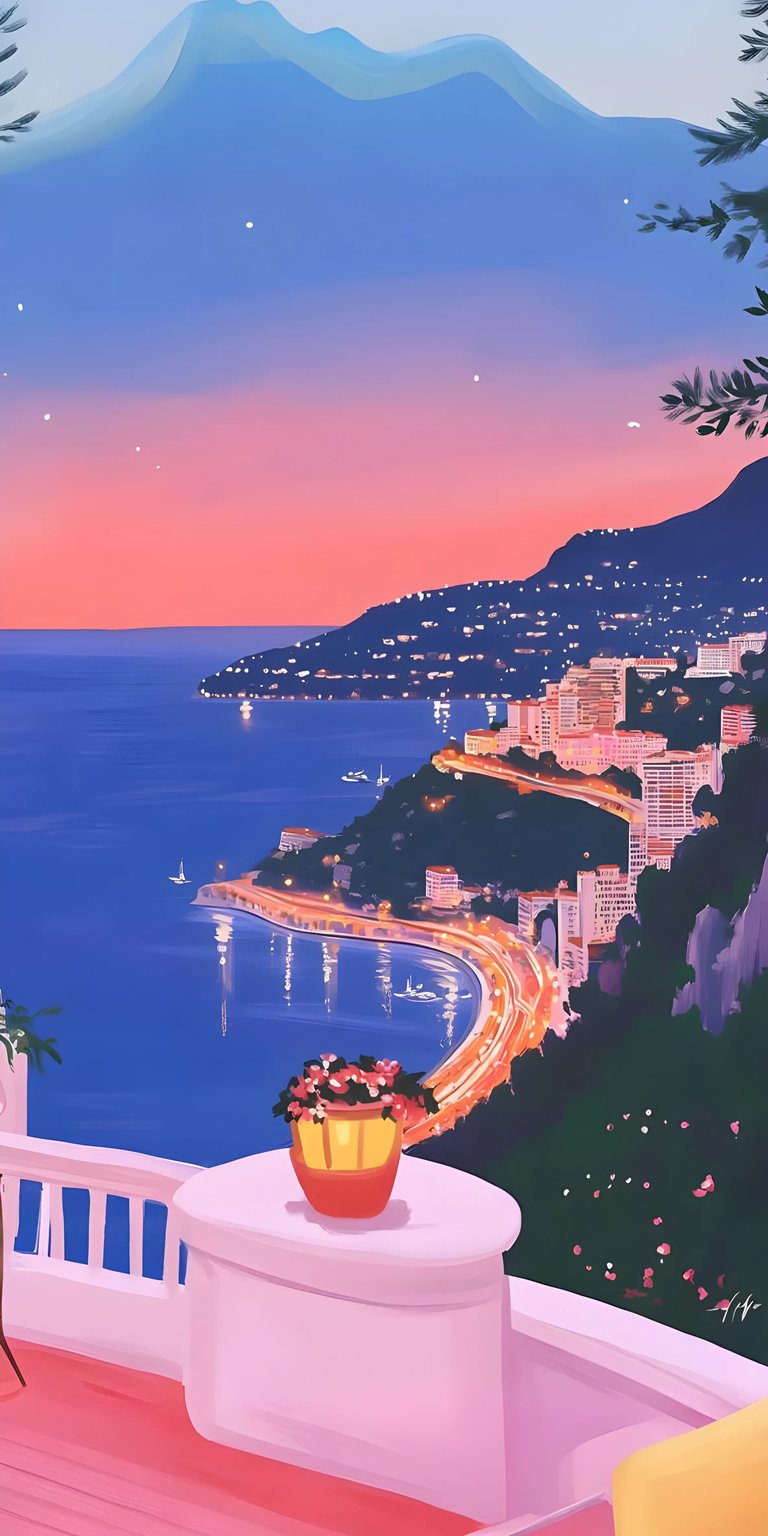 City view art iPhone wallpaper HD