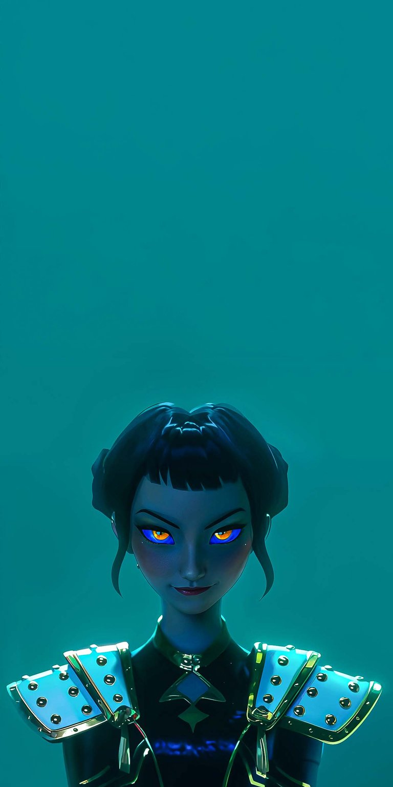 Zoey dark face wallpaper iPhone HD