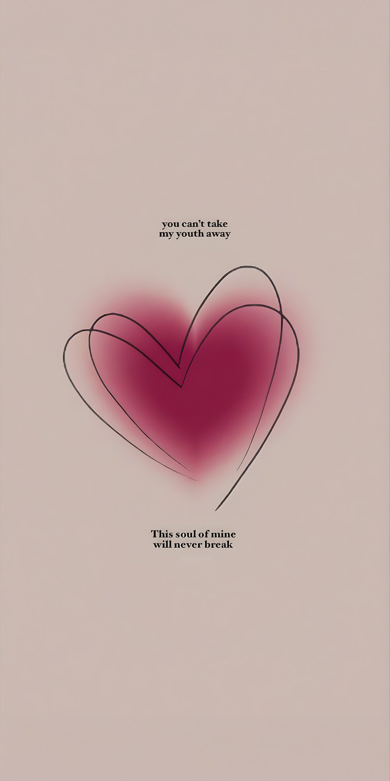 Aura heart wallpaper