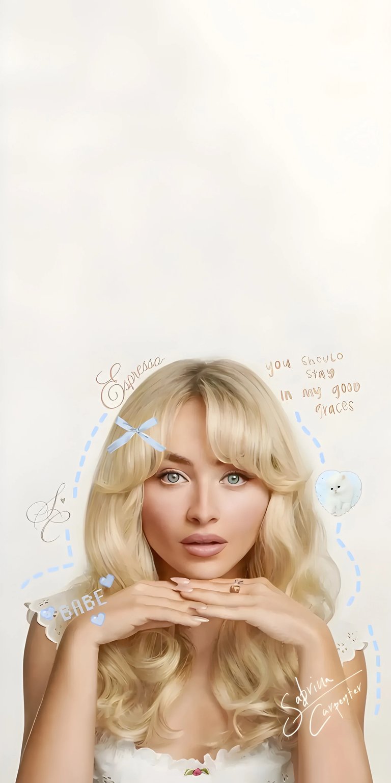 Sabrina Carpenter iOS wallpaper HD