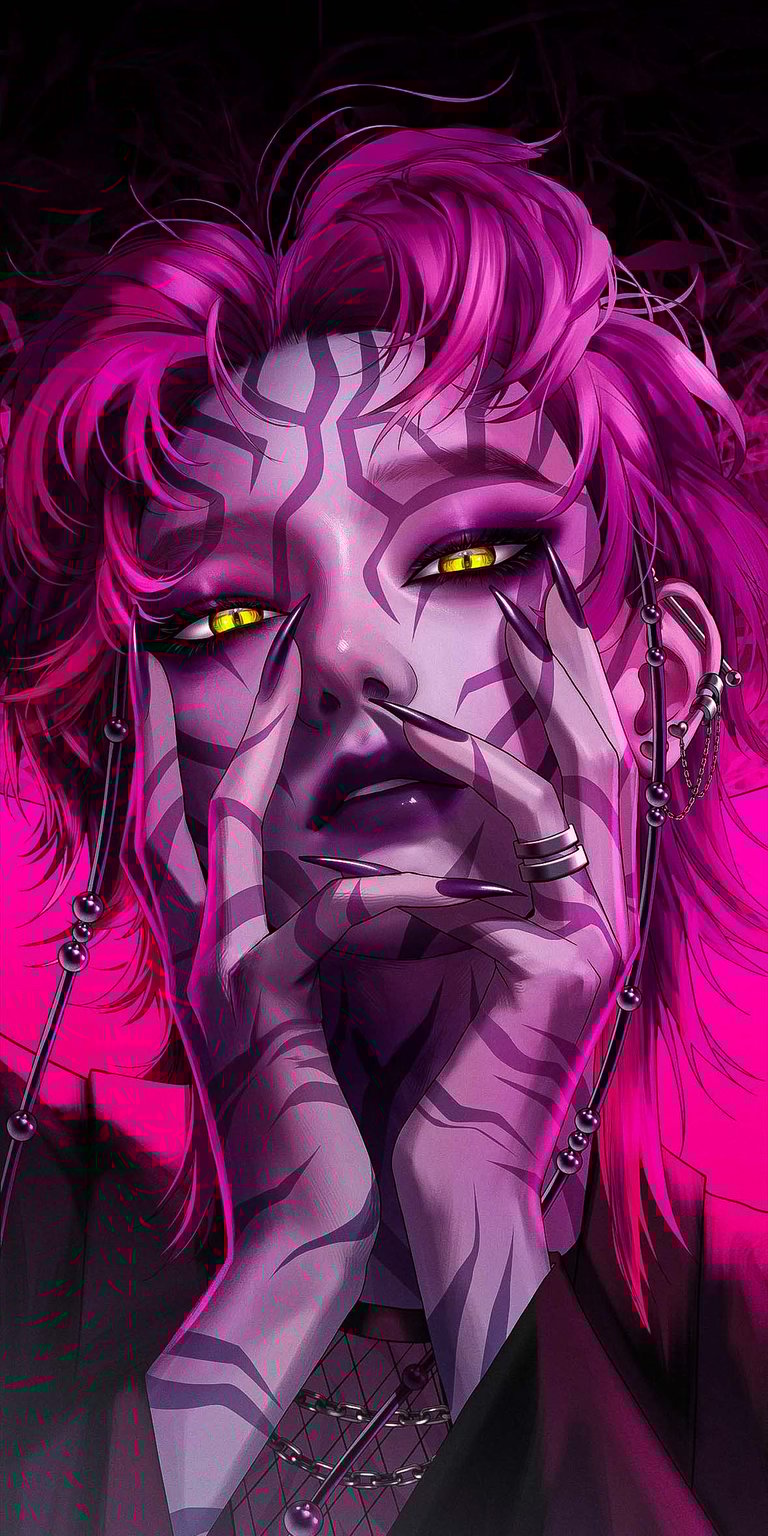 Jinu face tattoo wallpaper HD iPhone