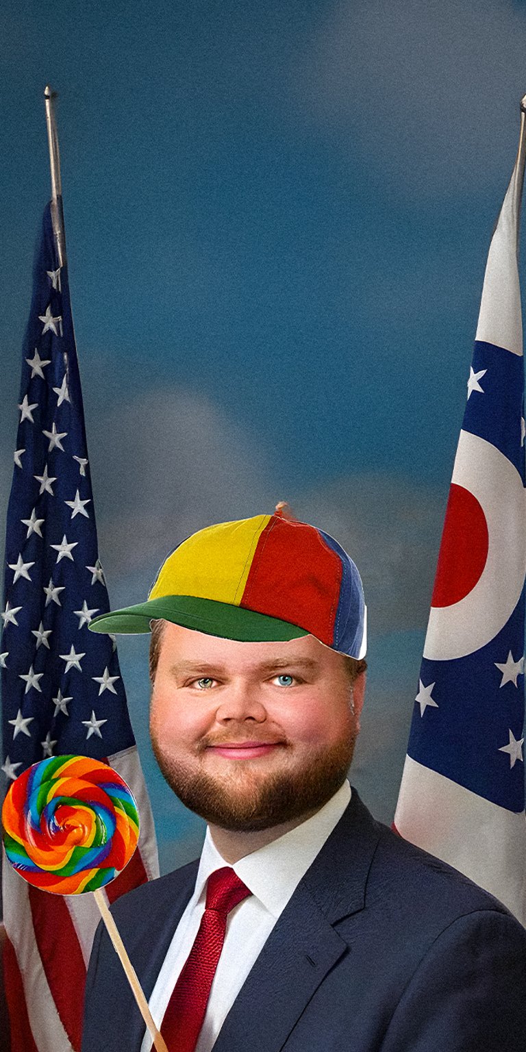 JD Vance kid meme wallpaper for iPhone