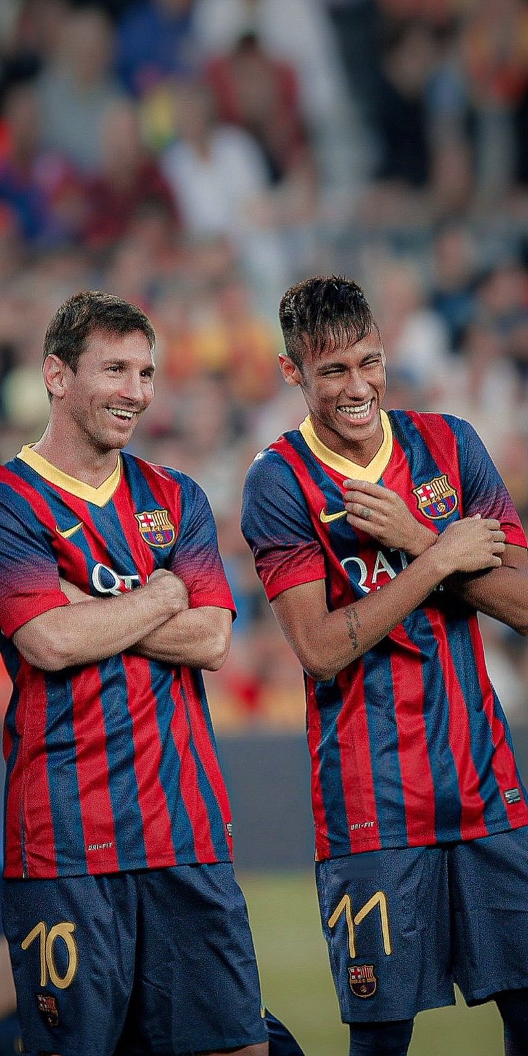 Neymar Jr and Lionel Messi wallpaper 4k iPhone