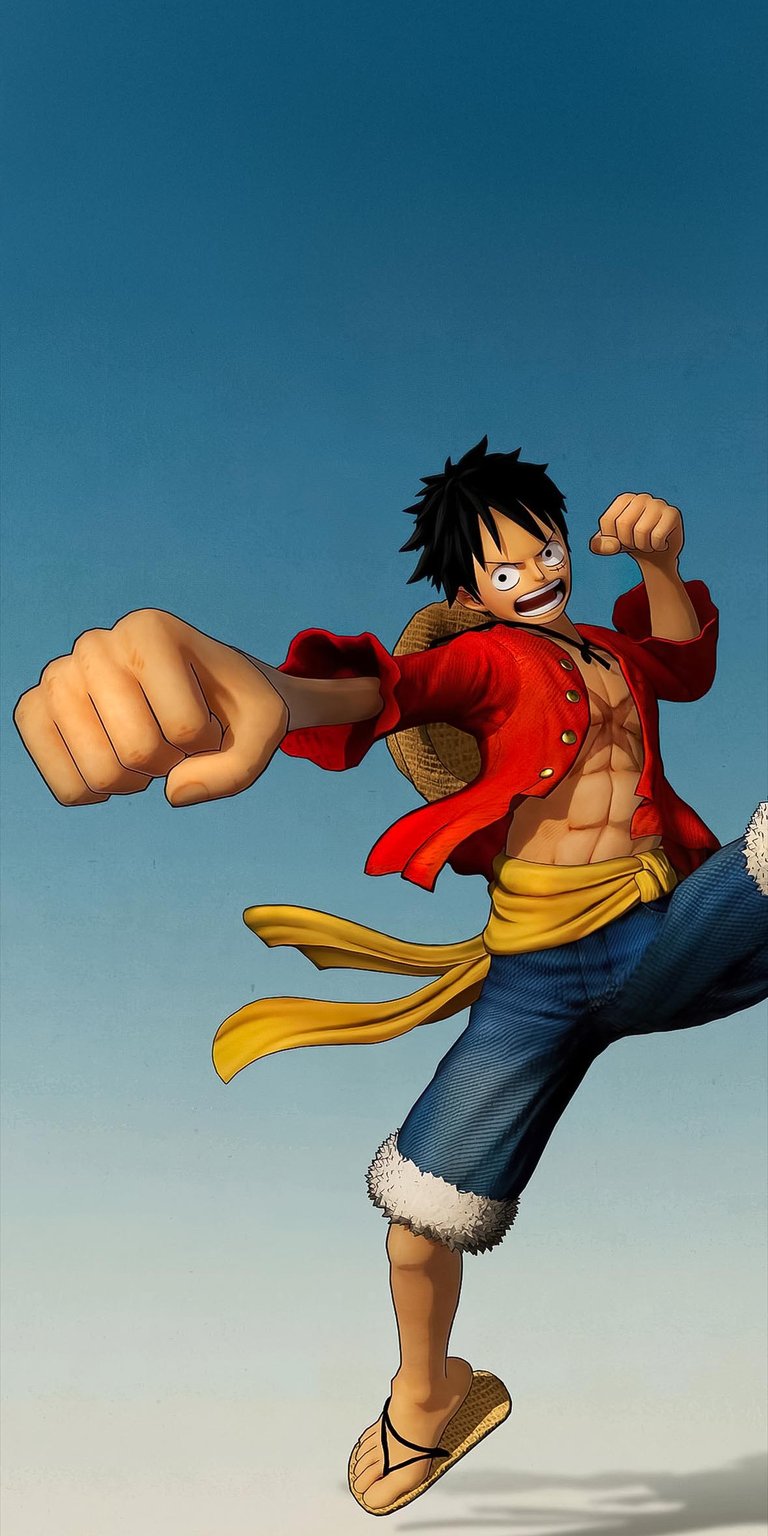 Luffy punch wallpaper for iPhone HD