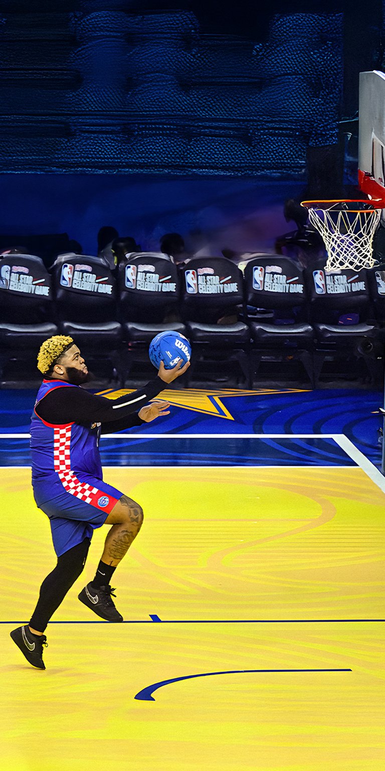 Druski logo pose NBA wallpaper for iPhone