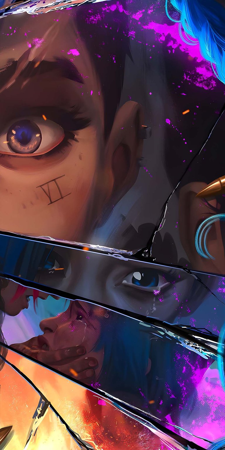 Jinx art wallpaper for iOS HD