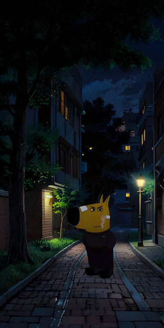 Crash out guy look on the streets iphone wallpaper