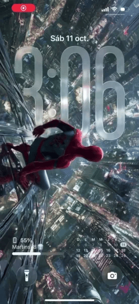 Get this stunning Spiderman wallpaper in 4K for your iPhone, featuring our hero clinging to a mirrored skyscraper high above a sprawling cityscape. This dynamic wallpaper captures Spiderman's iconic red and blue suit against the backdrop of the dazzling city lights below.