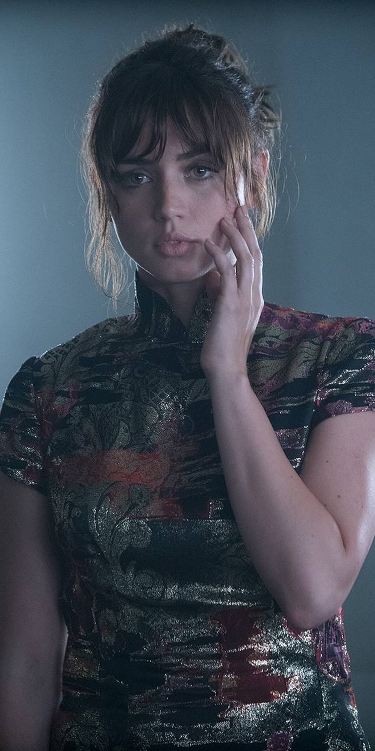 Joi touching her face portrait wallpaper HD