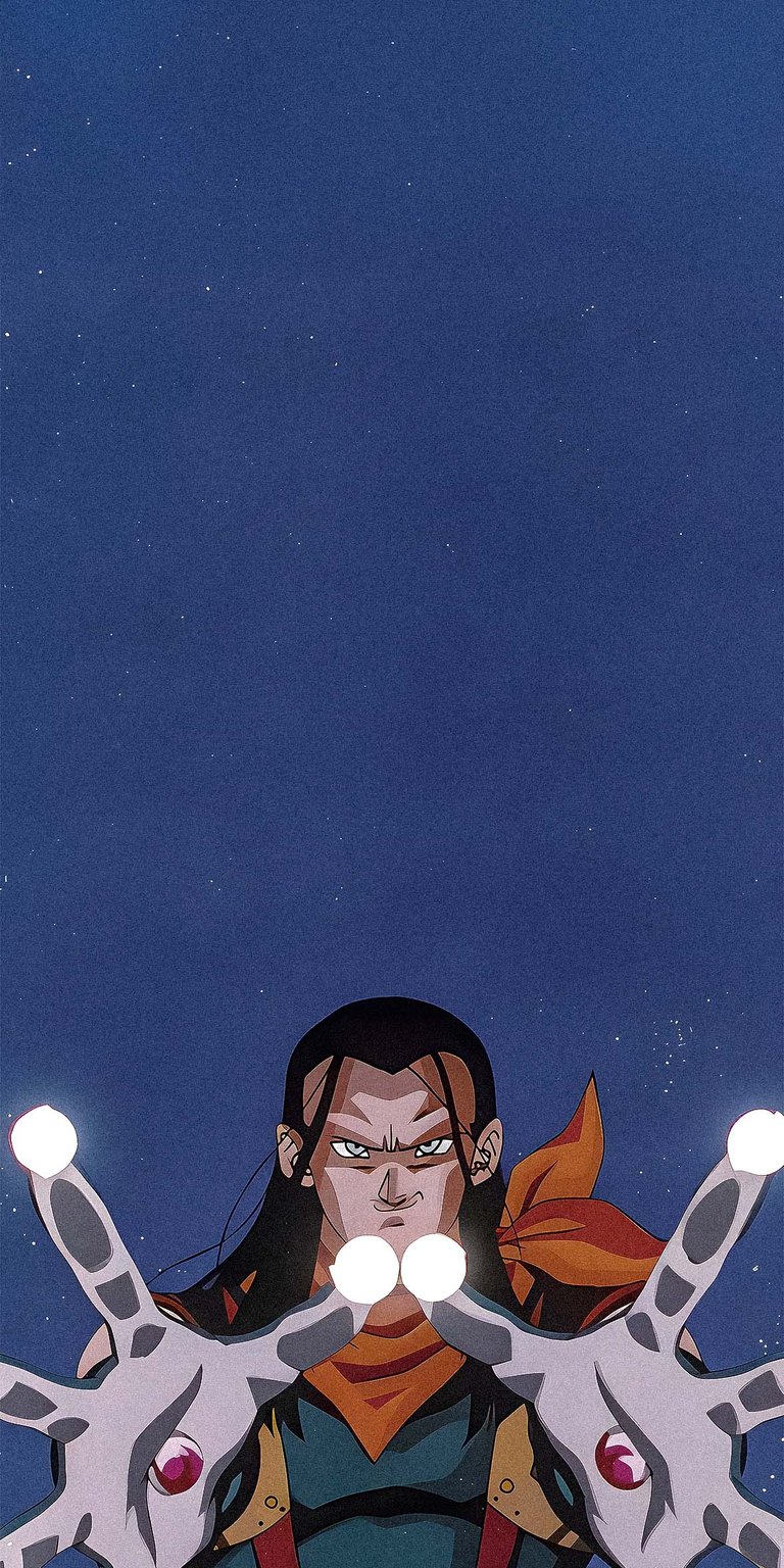 Super Android 17 wallpaper iPhone