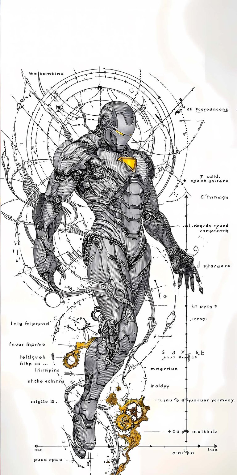 Iron Man artistic wallpaper 4K for iPhone