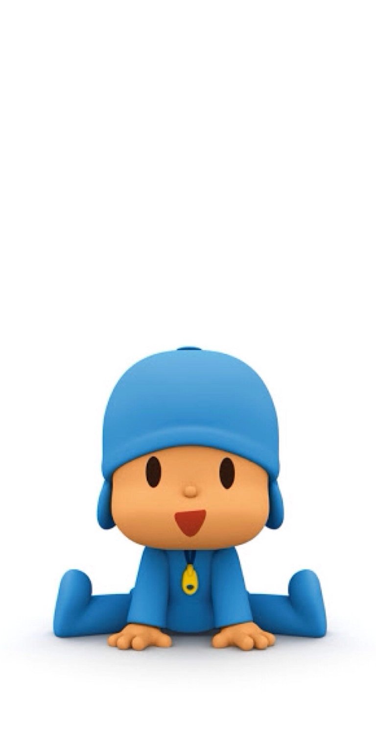 Set this Pocoyo wallpaper as your iPhone background and enjoy a cute 4K wallpaper featuring the cartoon character in his signature blue outfit with a bright yellow pendant. The time reads 15:13.